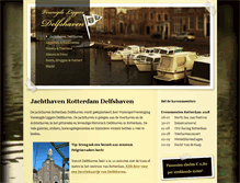 Tablet Screenshot of jachthaven-delfshaven.nl